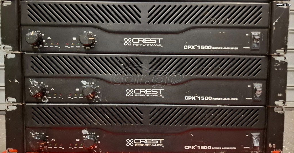 CREST 1500, CPX 1500 PERFORMANCE, POWER AMPLIFIER