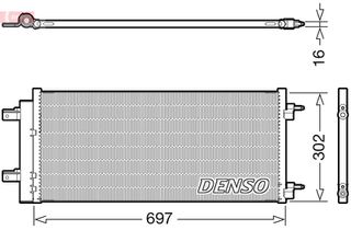 DENSO ΨΥΓΕΙΟ A/C OPEL ASTRA K