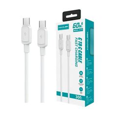 Καλώδιο φόρτισης & data - USB Type-C σε Type-C - Fast Charge - X176 - 3m - 60W - 901767