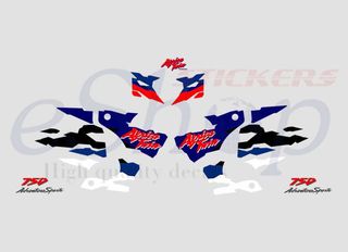 Αυτοκόλλητα σετ για Honda Africa Twin 750 Κόκκινη έκδοση 1995/1998