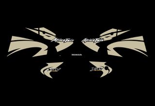 Αυτοκόλλητα σετ για Honda Africa Twin XRV 750 2000 2001 (Μαύρη έκδοση)