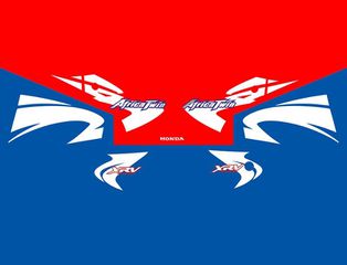 Αυτοκόλλητα σετ για  Honda Africa Twin 2000 2001 (Μπλε - Κόκκινη έκδοση)
