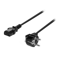 AKYGA 208-0010 Schuko - IEC C13 Cable 1.5m Μαύρο (AK-PC-01A)