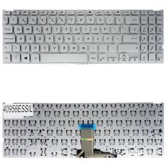 Teclado Español para Portátil - Spanish Laptop Keyboard για Asus X509 X509U X509FA X509DA X509BA A509 F509 M509 X515 X515EA-AP X515UA X515FA ASM18M7 0KNB0-5108US00 ES No Frame Silver ( Κωδ.40956ESSIL