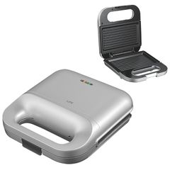 LiFE 221-0504 DELI Silver Matt Series Τοστιέρα Γκριλιέρα 750W