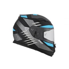Κράνος fullface FSD 820 alien τιτάνιο μαύρο γαλάζιο ματ