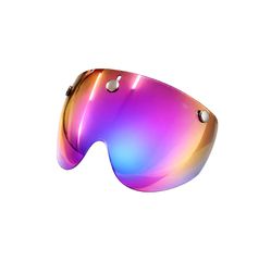 Bandit Ζελατίνα Κράνους Μοτοσυκλέτας Ιριδίζον Jet Visor Short