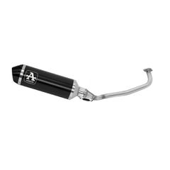 ARROW FULL SYSTEM ALUMINIUM DARK URBAN BLACK STEEL CAP YAMAHA NMAX 125 ‘21