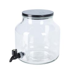 Γυάλινο δοχείο με βρυσάκι 5,2l.