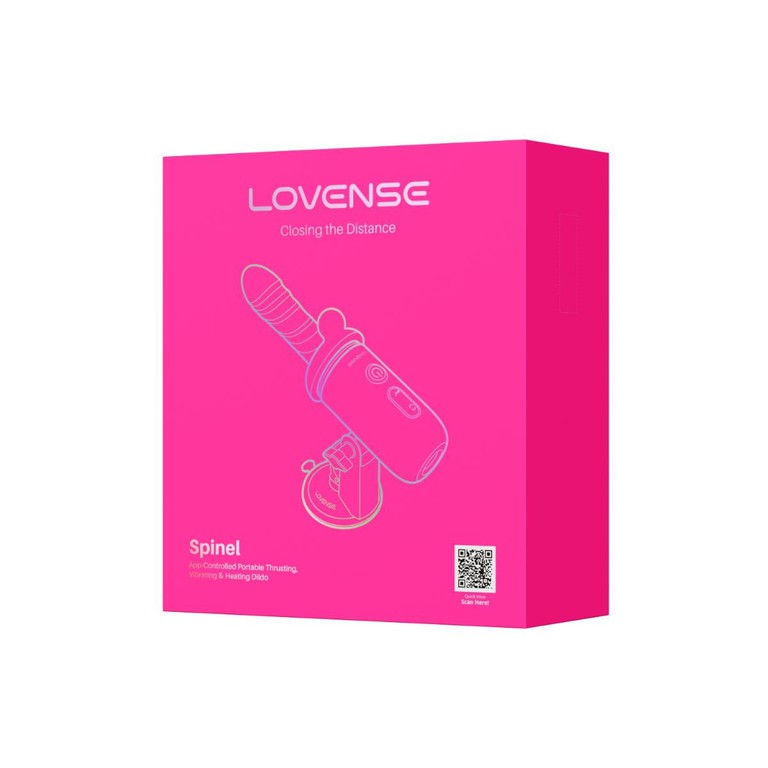 Lovense Spinel - Portable Thrusting Vibrating and Heating Dildo
