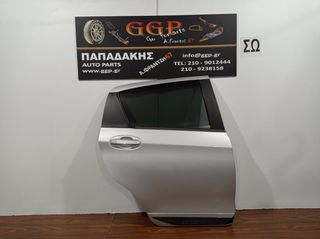 Πόρτα Πίσω Δεξιά Ασημί με Φάσα Ασημί Toyota Yaris 2017-2020 / Ε