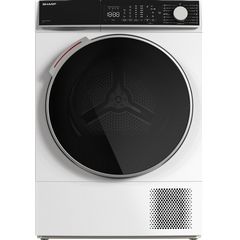 Sharp KD-NHL9S9GWD Στεγνωτήριο 9kg Heat Pump Condensation White