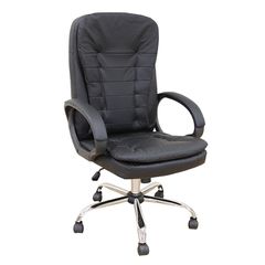 A9938 ΜΑΥΡΟ PVC ΠΟΛΥΘΡΟΝΑ ΓΡΑΦΕΙΟΥ 67Χ65Χ52-112/62-121εκ.