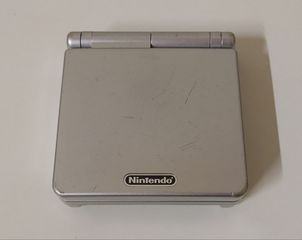 Nintendo Gameboy Advance SP Platinum Silver-thumb-3