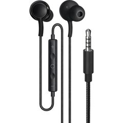 MLK+ R-819 Ενσύρματα Ακουστικά In-Ear με Μικρόφωνο Jack 3.5mm Braided Καλώδιο Μαύρα