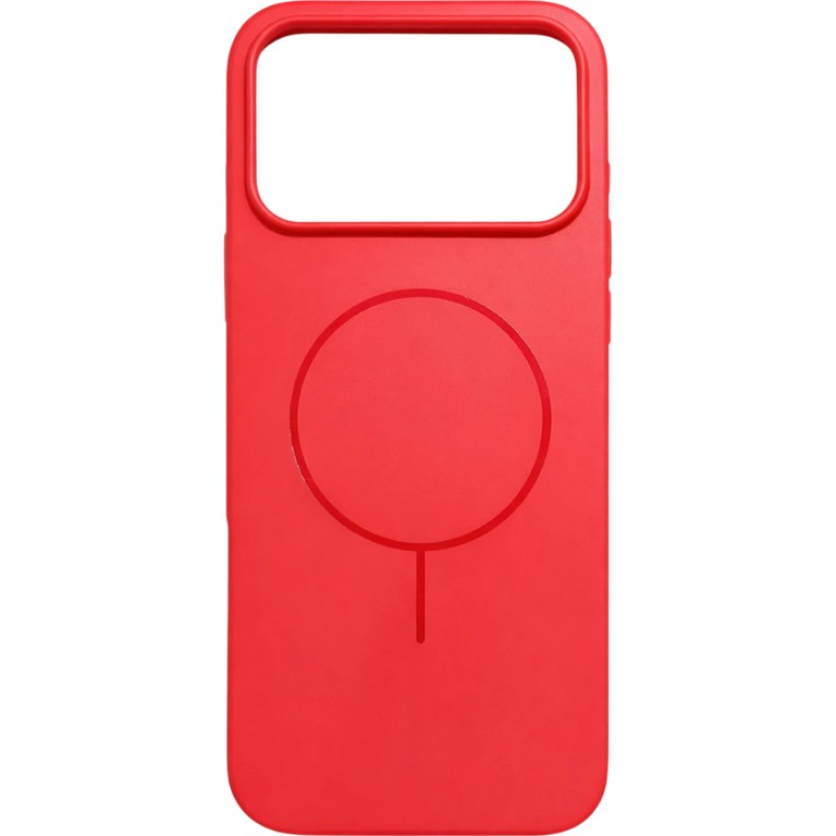 Obastyle MagSafe Silicon Case for iPhone 17 Pro Max Red