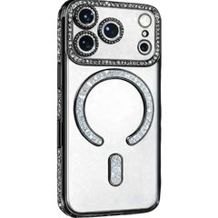 Obastyle Glitter MagSafe Case protect lens for iPhone 17 Pro Max Black