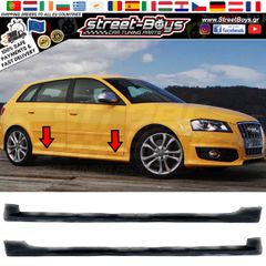 ΜΑΡΣΠΙΕ [S3 ABS TYPE] SET ΠΛΑΪΝΑ SPOILER AUDI A3 8P SPORTBACK (2003-2012) | Street Boys - Car Tuning Shop |