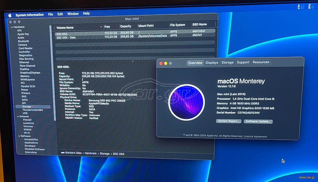 Mac mini Late 2014 SSD 256