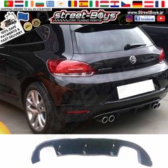 SPOILER ΔΙΑΧΥΤΗΣ ΠΙΣΩ ΠΡΟΦΥΛΑΚΤΗΡΑ VW SCIROCCO (2008-2014) | Street Boys - Car Tuning Shop |