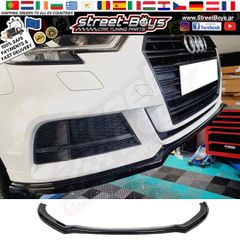 LIP SPOILER EXTENSION ΜΠΡΟΣΤΑ ΠΡΟΦΥΛΑΚΤΗΡΑ AUDI A3 S-LINE S3 8V FACELIFT (2017-2020) | Street Boys - Car Tuning Shop |