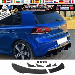 SPOILER ΔΙΑΧΥΤΗΣ ΠΙΣΩ ΠΡΟΦΥΛΑΚΤΗΡΑ VW GOLF 6 R EDITION (2008-2012) | Street Boys - Car Tuning Shop |-thumb-2