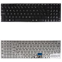 Teclado Español para Portátil - Spanish Laptop Keyboard για Asus ZenBook UX510 UX510UW UX510UW-RB71 UX510UX-NH74 V510U UX510UW-CN044T UX510UW-CN051T UX510UW-CN114R ES No Frame Black ( Κωδ.40609ESNOFR