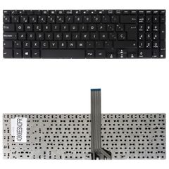Teclado Español para Portátil - Spanish Laptop Keyboard για Asus Pro P4540UQ P4540 P4540UQ-1A P4540UQ-FY0056R 90NX0101-R31US0 0KNX0-6100US00 0KN1-131US12 MP-12N33US-5282 ES No Frame Black ( Κωδ.40806E