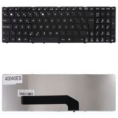 Teclado Español para Portátil - Spanish Laptop Keyboard για Asus K50 K50C K50IN K50AB K50IJ K51 P50 X5DI K70 X5IC X5DC K61 K62 50-101085 0KN0-EL1US02 04GNV91KUS00-2 V090562AS1 ES Black ( Κωδ.40040ES )