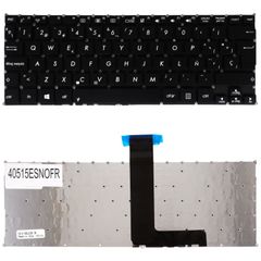 Teclado Español para Portátil - Spanish Laptop Keyboard για Asus VivoBook X200CA X200L X200LA X200MA F200CA 0KNB0-1131US00 90NB02X1-R30080 AEEX2U00110 0KNB0-1126CB00 AAEEX8U001110 ES No Frame Black (