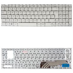 Teclado Español para Portátil - Spanish Laptop Keyboard για Asus X541 X541N X541NA X541LA X541S X541SA X541UA R541 R541N R541U X541U X541UV X541SC NB16 OKNBO-6122US0Q 90NB0CG1-R31UK0 ES No Frame White