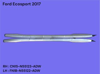 FORD ECOSPORT 2013-2022 ΜΕΤΑΧΕΙΡΙΣΜΕΝΑ ΑΝΤΑΛΛΑΚΤΙΚΑ ( Μπάρες οροφής γνήσιες μεταχειρισμένες με κωδικούς RH : CN15-N55123-ADW , LH : FN1B-N55122-ADW )