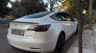 Tesla Model 3 2020 PERFORMANCE Full Self Driving Capability Dual Motor AWD-thumb-3
