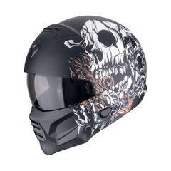 ΚΡΑΝΟΣ SCOPRION EXO-COMBAT II GENESIS MAT BLACK-WHITE-GOLD L