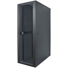 Intellinet 071-0303 Επιδαπέδια Καμπίνα Rack 36U Ασυναρμολόγητη 80x80x176.6cm Μαύρο (713160) FLATPACK