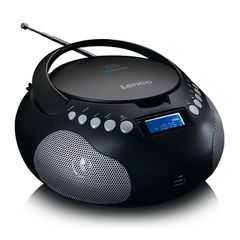 LENCO 246-0005 Φορητό Ηχοσύστημα SCD-331 με Bluetooth / CD / MP3 / USB / Ραδιόφωνο σε Μαύρο Χρώμα (SCD-331BK)