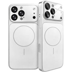 MagSafe AG Glass Design Case for iPhone 17 Pro Max Silver