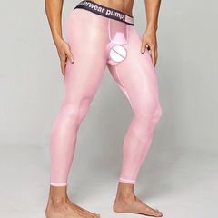 Nylon Made Mens Breathable Quick Drying High Performance Fit Pink-thumb-1