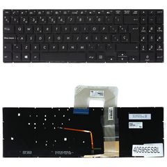 Teclado Español para Portátil - Spanish Laptop Keyboard για Asus Vivobook TP510UQ TP510UA-1A TP510UA-E8073T TP510UA-E8077T 0KNB0-5630LA0 0KNB0-610SUS00 ES No Frame Backlight Black ( Κωδ.40595ESBL )