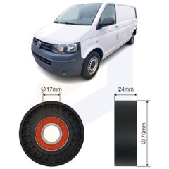 Τεντωτήρας ιμάντα poly-V για Volkswagen Transporter T5 Van 2003 2004 2005 2006 2007 2008 2009 2010 2011 2012 2013 2014 2015 06H903133F
