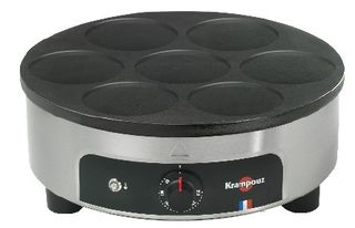 Μηχάνημα Για Pancakes Επιτραπέζιο Με 7 Καλούπια Φ40x16Cm KRAMPOUZ - Καινούργιο.