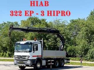 Γερανοί - Φορτηγά Με Γερανό Mercedes-Benz 2014 ACTROS 2641 * HIAB 322 EP - 3 HIPRO * 6x4