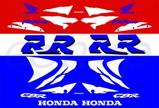 Αυτοκόλλητα σετ για Honda CBR 900 RR Κόκκινη - Μπλε έκδοση 1998 1999