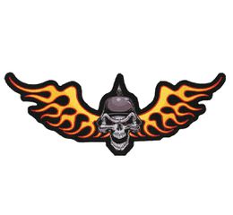 Lethal Threat Ραφτό Σήμα Biker Skull Out Embroidered Patch 12.75" x 4" | LT30012 26€