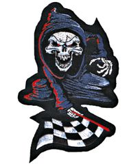Lethal Threat Ραφτό Σήμα Race Reaper Embroidered Patch  6" x 5" | LT30084