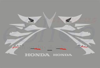 Αυτοκόλλητα σετ για Honda CBR 1000RR Fireblade Ανθρακί Ευρωπαϊκή έκδοση 2006