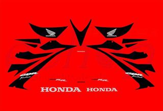 Αυτοκόλλητα σετ για Honda CBR 1000RR Fireblade Κόκκινη Μαύρη Ευρωπαϊκή έκδοση 2007
