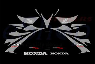 Αυτοκόλλητα σετ για Honda CBR 1000RR Fireblade Μαύρη έκδοση Αμερικής 2007