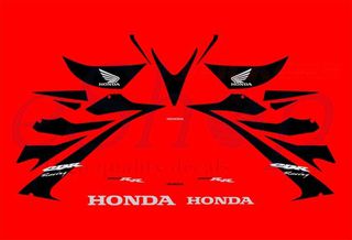 Αυτοκόλλητα σετ για Honda CBR 1000RR Fireblade Κόκκινη Μαύρη έκδοση Αμερικής 2007