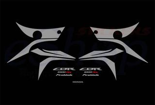 Αυτοκόλλητα σετ για  Honda CBR 1000RR Μαύρη έκδοση 2008 2009